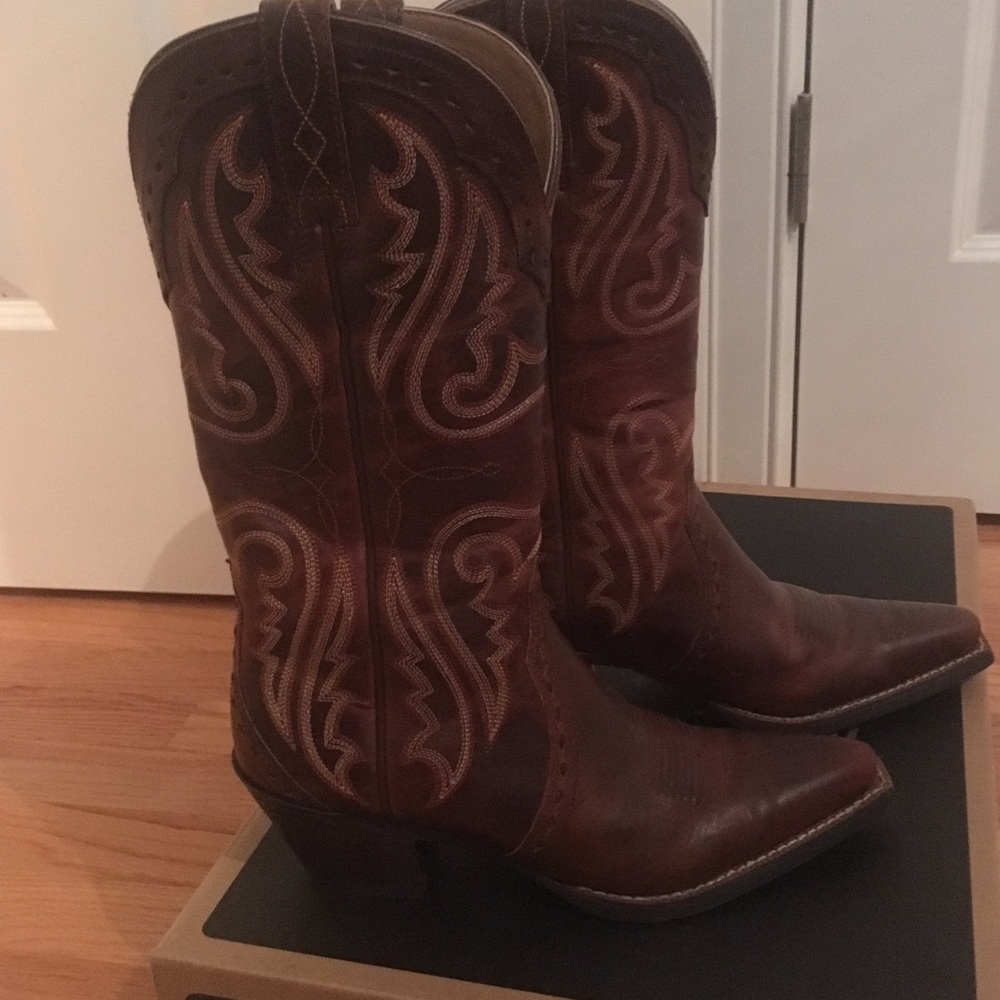 Ariat Vintage Heritage Western X-toe Carmel boots!